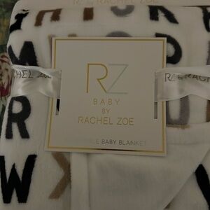 Racheal Zoe baby blanket reversible NEW